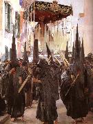 Joaquin Sorolla Seville s Holy Week France oil painting artist
